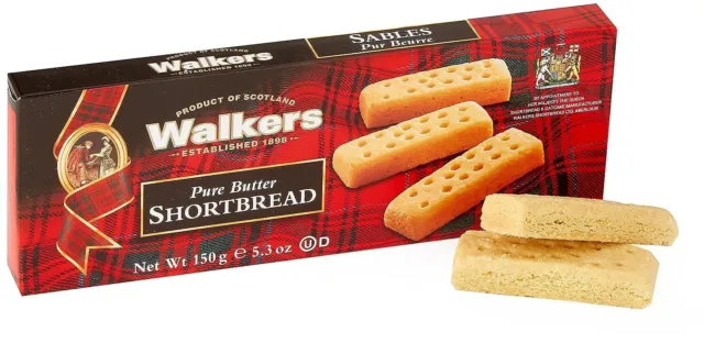 Walkers Shortbread Fingers Chocolate Chip Steam Ginger Schottisches Buttergebäck