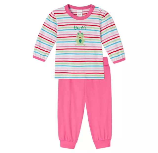 SCHIESSER Baby Anzug 2tlg Freizeitanzug Schlafanzug 100% CO Gr 74 80 86 92 NEU