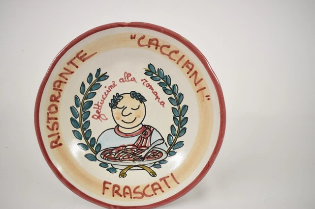 食器 Buon Ricordo Ristorante Cacciani Roma Piatto del buon ricordo - Ristorante CACCIANI - FRASCATI | eBay