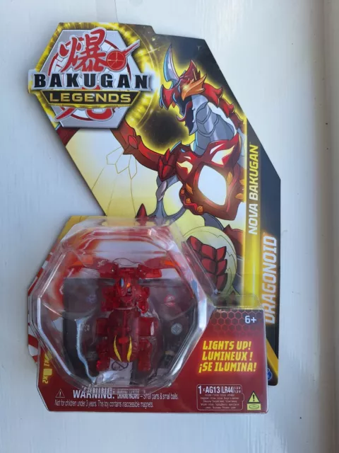 2023 Bakugan Legends Diamond Nova Dragonoid Light Up Chase Figure