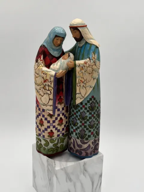 2006 Jim Shore Heartwood Creek “Blessed Family” Nativity Figurine #S4005277 /b