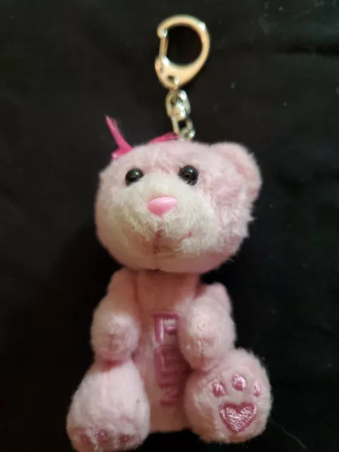 Pink plush teddy bear Pez dispenser Retired 2011