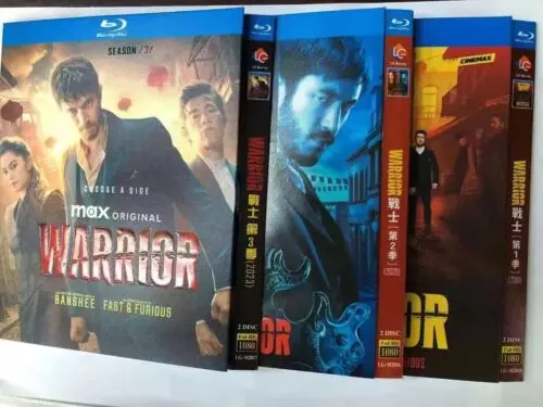 Warrior Season 1-2 Blu-ray BD Complete TV Series All Region 4 Disc