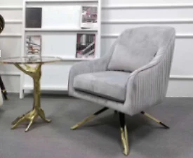 Design Armchair Metal Lounge Club Six Units New Set Chairs Relax Group Grey