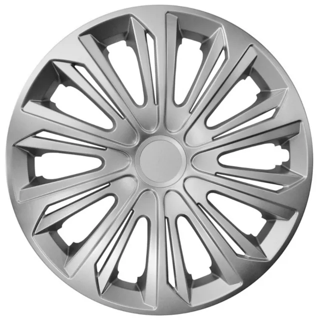 4x14" Wheel trims wheel covers for Skoda Fabia silver 14"