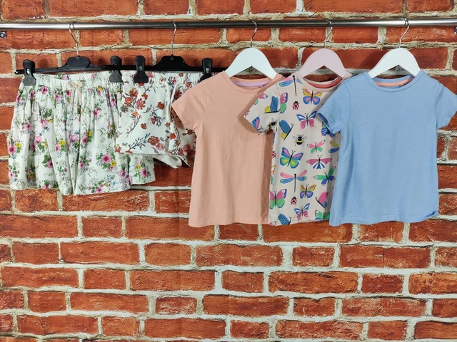 Girls Bundle Age 3-4 Years M&S Next Skirt Shorts Top T-Shirt Summer Kids 104Cm