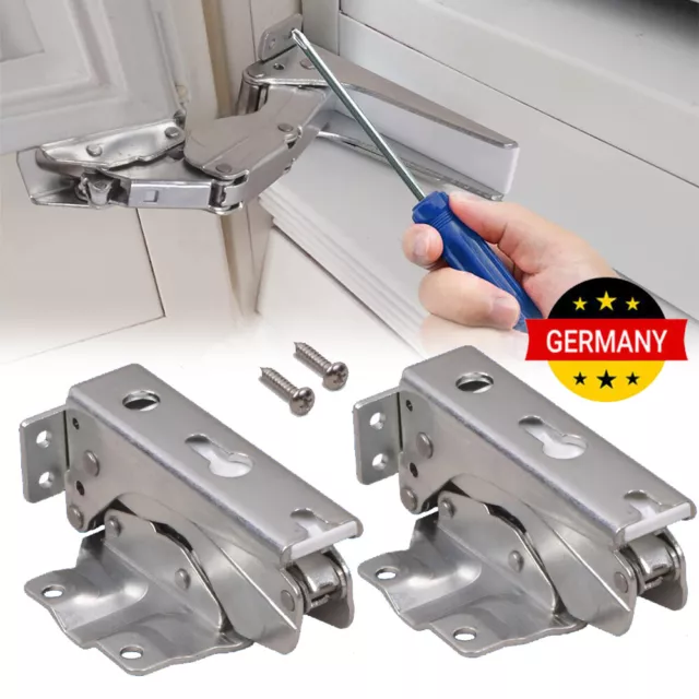 2Stk Scharnier Türscharnier Kühlschrank geeignet für BOSCH SIEMENS Neff 00481147