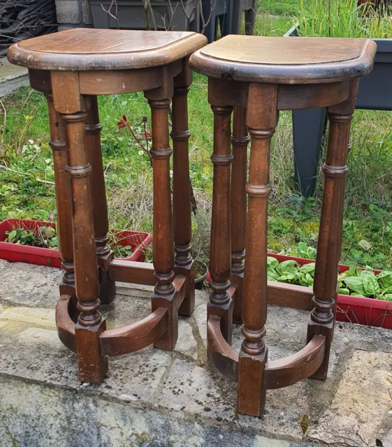 Table sellette en bois par deux