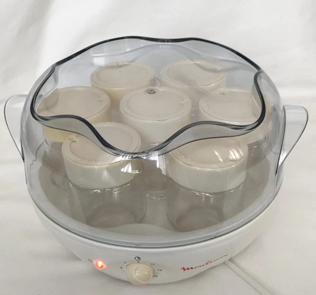Yaourtière Ronde Vintage MOULINEX - 6 Pots - Bon état - Retro Et Fonctionnelle !