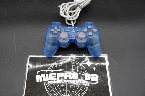 CONTROLLER - MANETTE OFFICIAL DUAL SHOCK 1 PLAYSTATION 1 (PS1) EURO CLEAR BLACK (CONTROLLER ONLY) sur Playstation - Trader Games