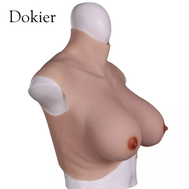 Plus Size Silicone Breast Forms Fake Boobs C-H Cup For Crossdresser Drag Queen 3