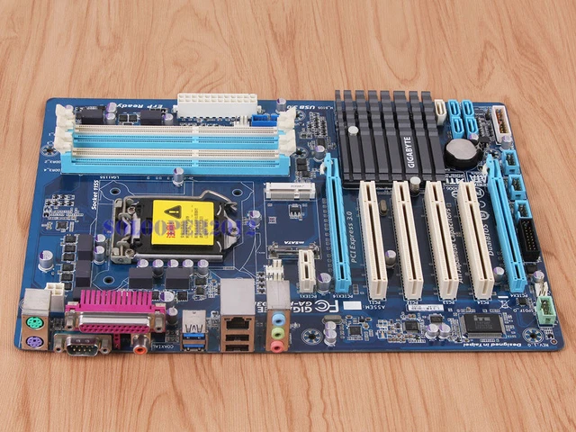 GIGABYTE GA-P75-D3P MOTHERBOARD Socket 1155 DDR3 Intel B75 100% working ...