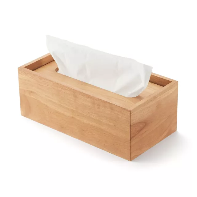 MUJI Oak Wooden Tissue Box Storage from Japan New