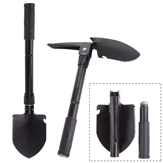 Pelle de Survie en Plein air outil de Jardin multifonction lampe de poche en all