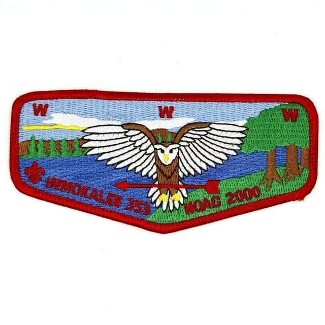 2000 NOAC Lodge 353 Immokalee Flap Chehaw Council Patch GA OA Boy Scouts BSA