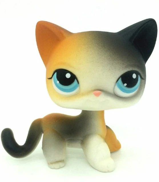 HASBRO LPS LITTLEST Pet Shop Shorthair Cat 106(White, Blue Eyes