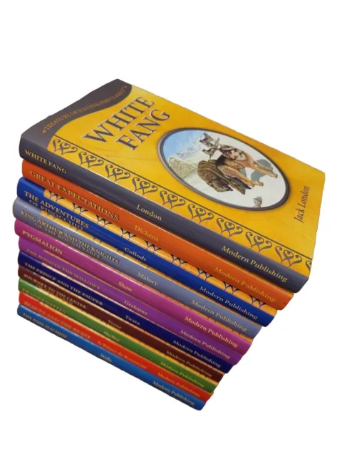 Lot of 11 Treasury Of Illustrated Classics Books Modern Publishing Kids Children