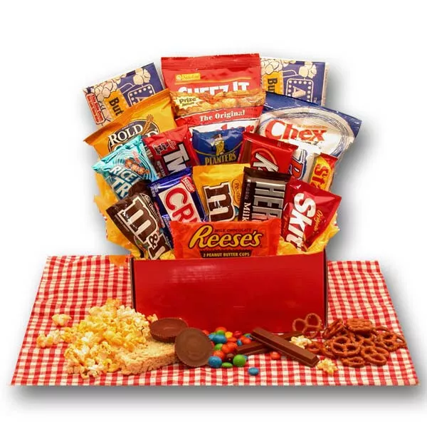 All American Favorites Snack Care Package Gift Set from GBDS