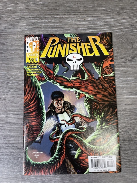 The Punisher #4  Marvel Knights Comic Book 1998 VF