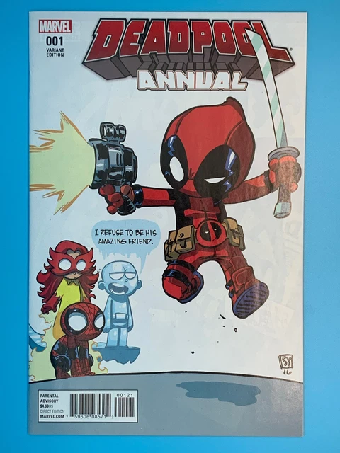 Deadpool Annual #1 Marvel 2016 Spider-Man Amazing Friends Skottie Young Variant