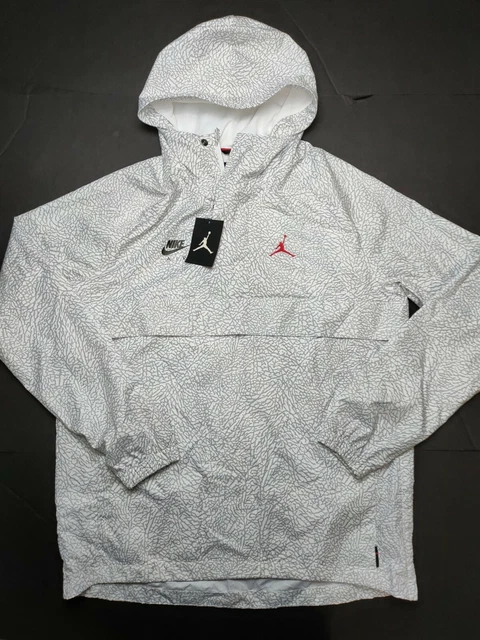NIKE AIR JORDAN JSW Wings 1988 Anorak Windbreaker Size S White Cement AJ0428 100 144.99 PicClick