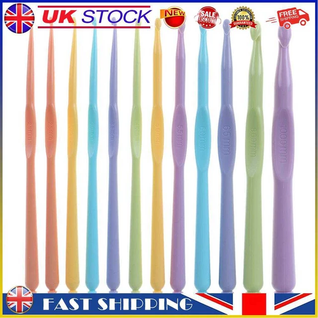 12pcs Blunt Needles DIY Craft Plastic Handmade for Arthritic Hands Knitting Tool