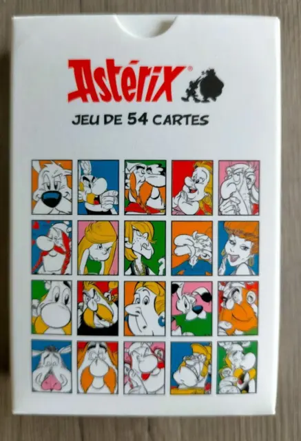 Jeu de 54 cartes Asterix IDEFIX OBELIX  NEUF UDERZO GOSCINNY Albert René