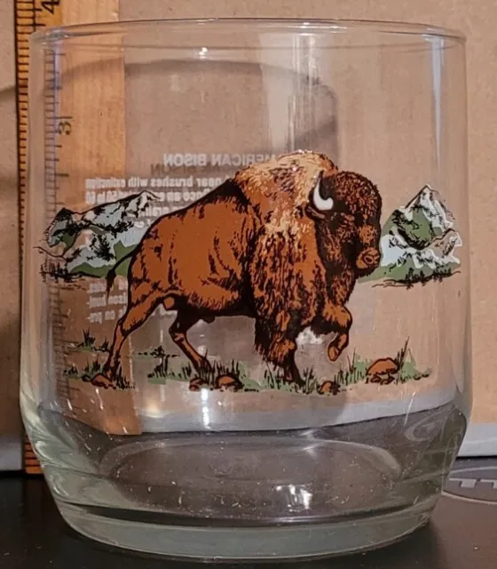 Vintage Sunoco Gas Station American Bison Drinking Glass Giveaway