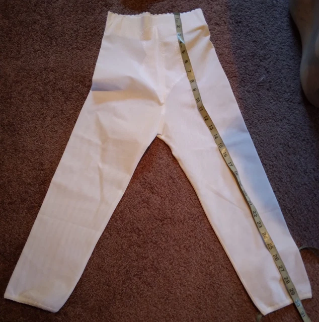 Vintage full long leg panty Shaper girdle 27-28" waist sz S M