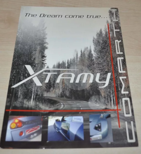 Comarth Xtamy Kit Car Brochure Prospekt Prospectus Spain