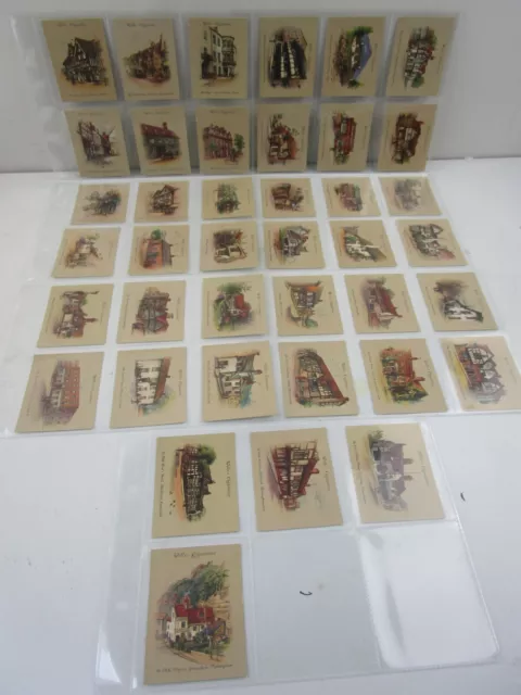 Wills Cigarette Large Cards Full Set of 40 Old Inns 2nd Series 1939