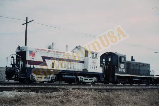 Vintage 1976 Train Slide Independence Heritage Brotherhood IN Harbor Gürtel X3L024