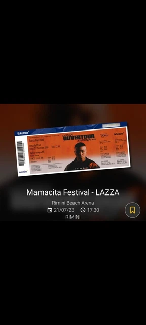 1 Biglietto Concerto Mamacita Festival Al Rimini Beach Arena 21/07/2023 Alle 5