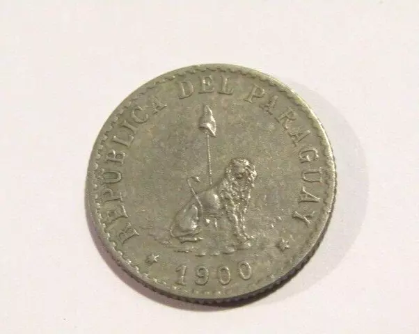 Paraguay 1900 20 Centavos Coin