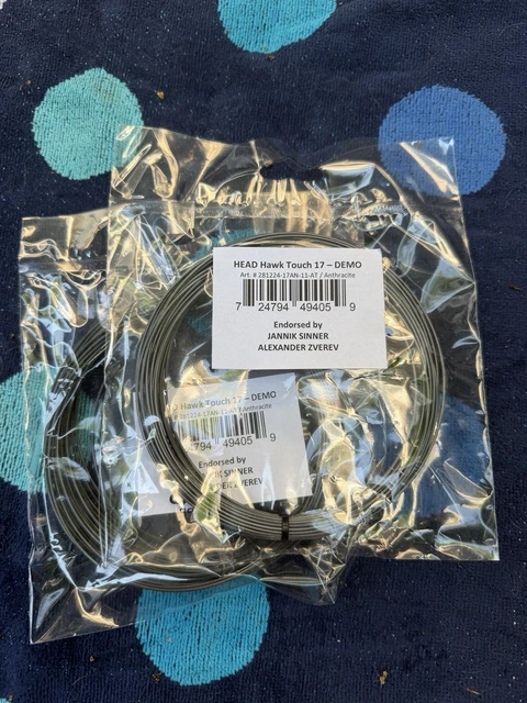 HEAD HAWK TOUCH 1.25mm 12m 7個セット Strings, Tennis, Tennis & Racquet Sports, Sporting Goods - PicClick