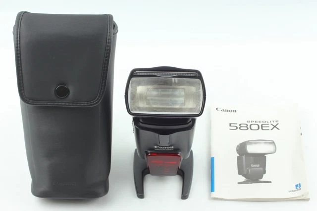 Tested [MINT w/Case] Canon Speedlite 580EX Shoe Mount Flash for Canon From JAPAN