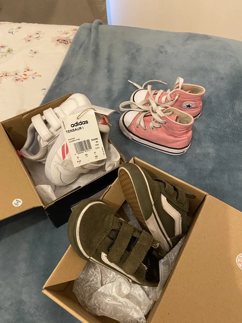 Vans to converse discount size