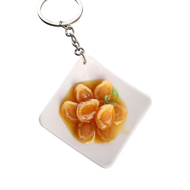 3 Pcs Pendant Keychain Simulation Food Key Ring Kids Keychain Key Chain 3