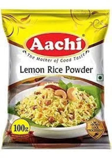 Aachi-Zitronen-Reispulver, 100 g, kostenloser Versand weltweit