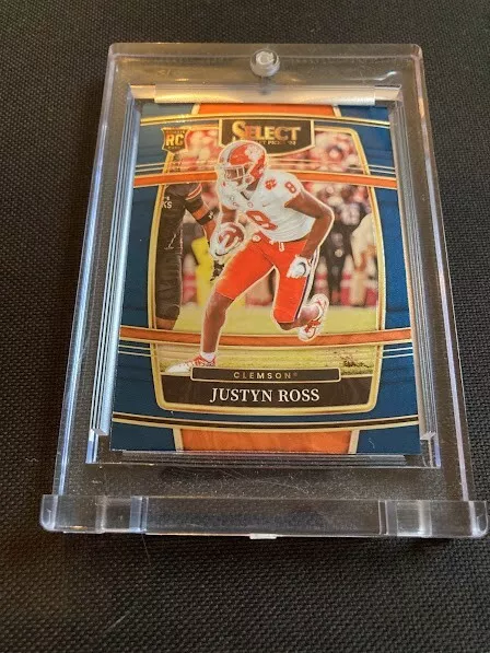 2022 Panini Sélectionnez au Détail Bleu Variation RC Carte Rookie Justyn Ross 13