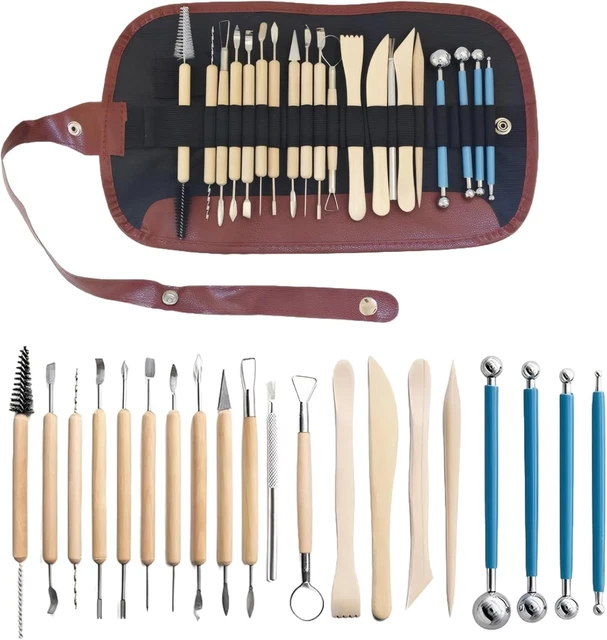 6 Strumenti Per Modellare Argilla - Kit Per Ceramica E Scultura | Ideale Per Principianti E Professionisti