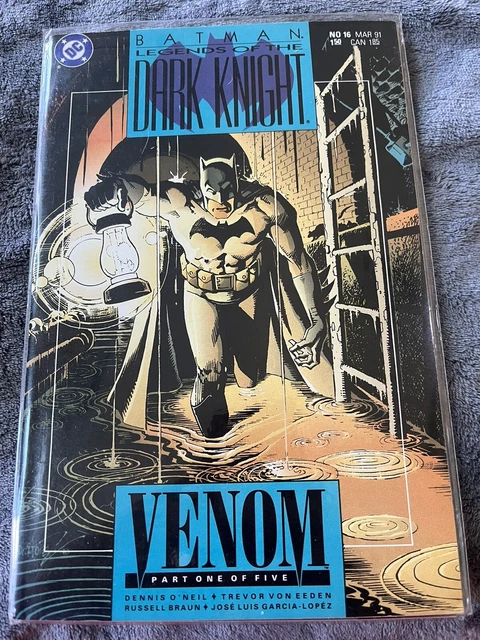 Batman Legends of the Dark Knight #16 & 17 1st appearance of Venom DC 1991