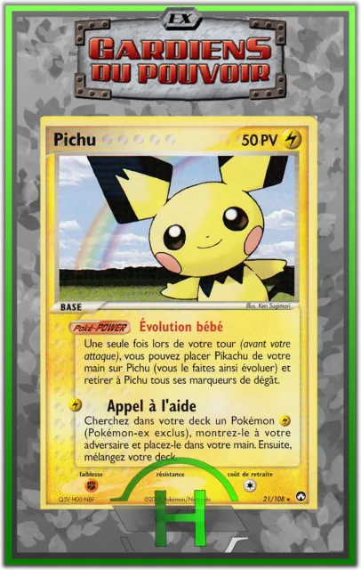 Picchu - EX:Guardians of Power - 21/108 - French Pokemon Card