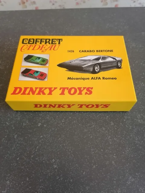 Coffret Cadeau Collector Dinky Toys N° 1426 CARABO BERTONE Mécanique Alpha Roméo