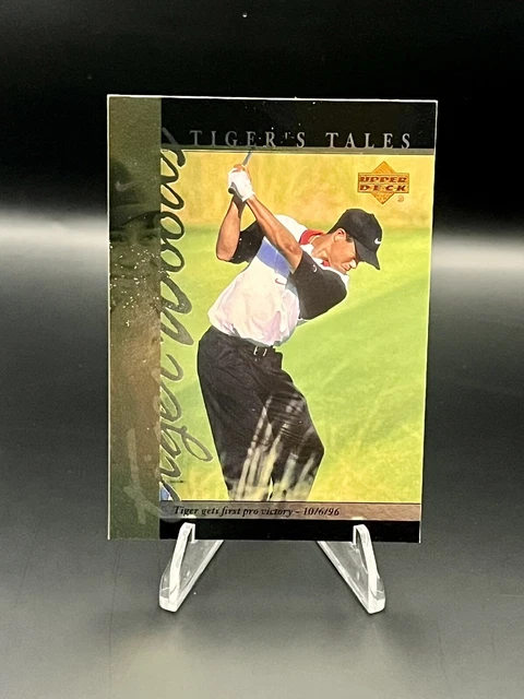 Tiger Woods 2001 Upper Deck Rookie Card - Tigers Tales #TT13 - PGA Tour