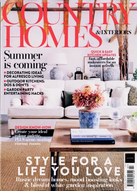 Country Homes & Interiors Magazine July 2023  ~ New ~