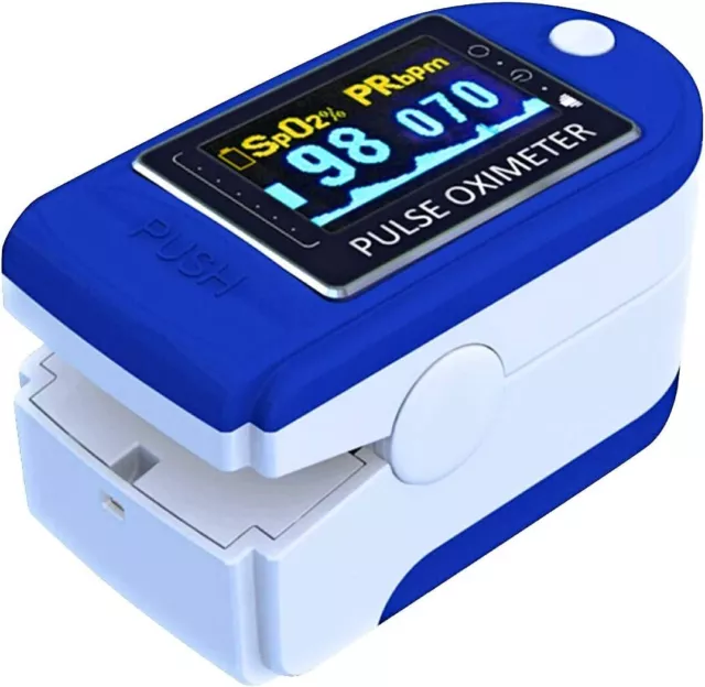 Finger Oximeter Blood Oxygen Checker Monitor Dual Family Health Medical Quality