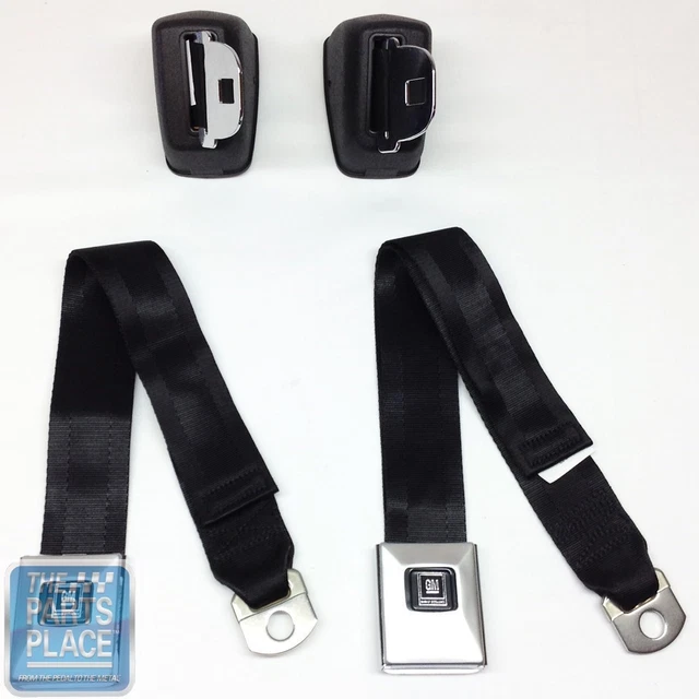 Pair Of Deluxe Seat Belt Retractor Covers For 1965-72 GM Cars - Part RCF-300