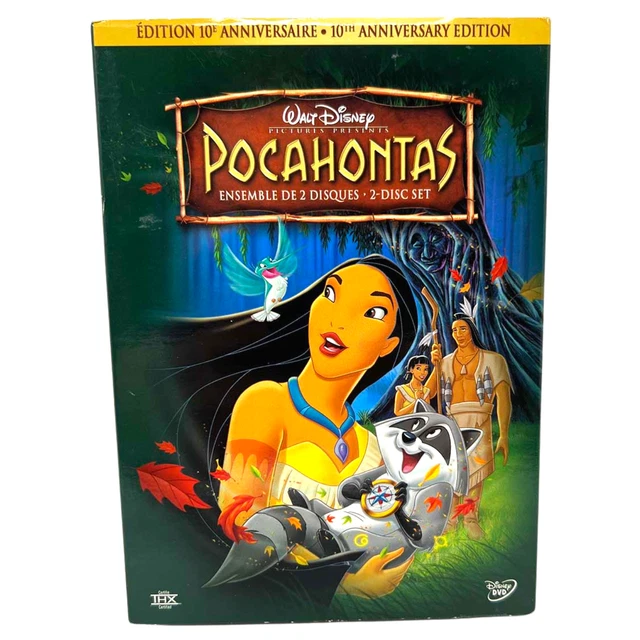 Disney Pocahontas (DVD, 2005) 10th Anniversary Edition Good Condition!!!