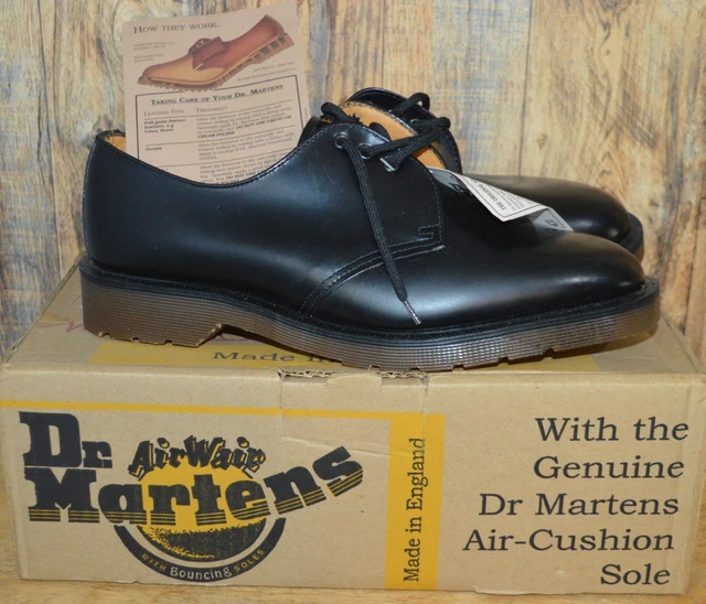 DR MARTEN DOCTOR Martens MY15 Vintage Made in England Black Leather ...